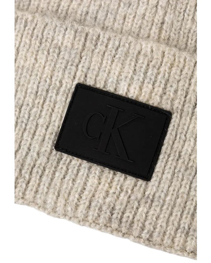 Calvin Klein Jeans Gray Marabou Cap (Baseball Hat)
