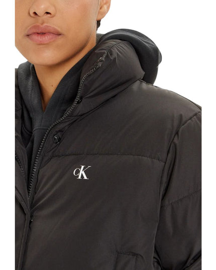 Calvin Klein Jeans Black Polyester Coat