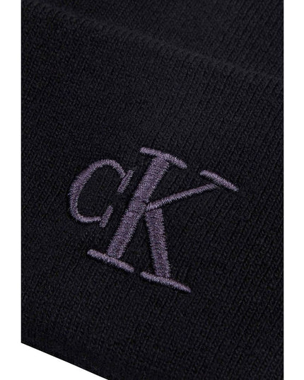 Calvin Klein Jeans Black Wool Cap (Baseball Hat)
