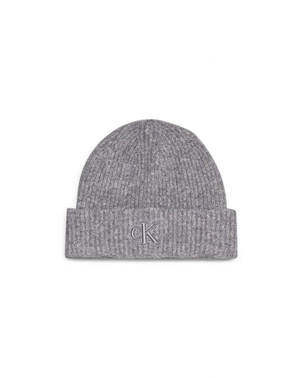Calvin Klein Gray Marabou Cap (Baseball Hat)