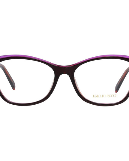Emilio Pucci Burgundy Plastic Glasses (Frames)