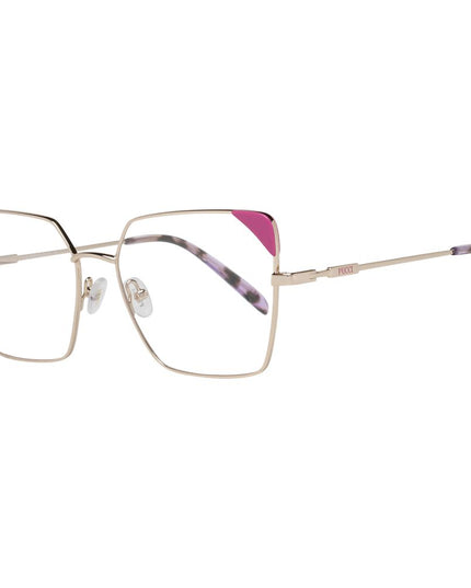 Emilio Pucci Rose Gold Metal & Plastic Glasses (Frames)
