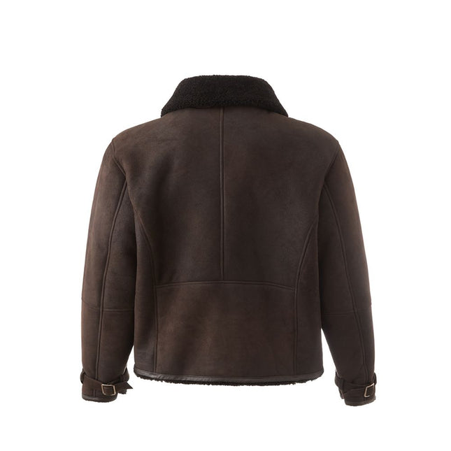 Lardini Brown Lambskin Clothing
