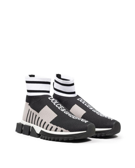 Dolce & Gabbana Black Fabric Sneaker