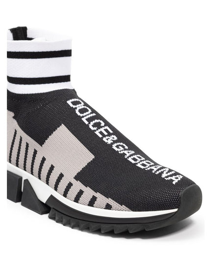 Dolce & Gabbana Black Fabric Sneaker