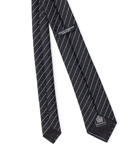 Dolce & Gabbana Black Polyester Ty