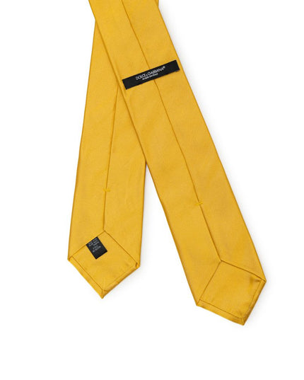 Dolce & Gabbana Gold Silk Ty