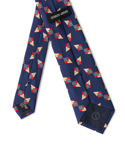 Giorgio Armani Blue Silk Ty