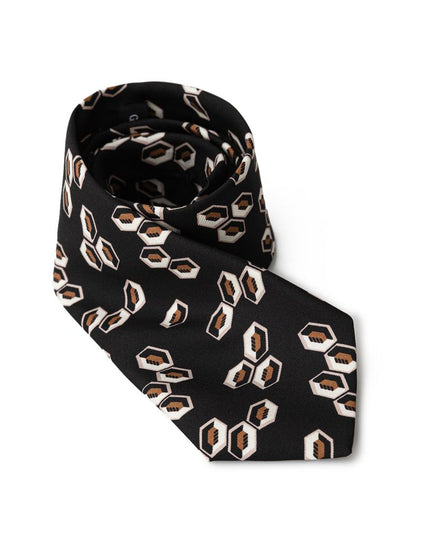 Giorgio Armani Black Silk Ty