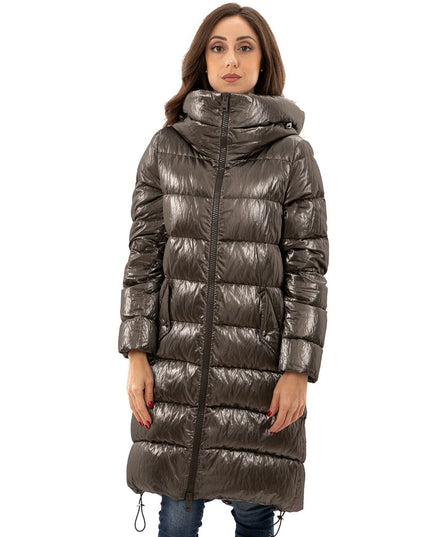 Herno Silver Viscose Jackets & Coat