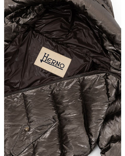 Herno Silver Viscose Jackets & Coat