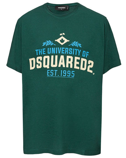 Dsquared² Green Cotton T-Shirt