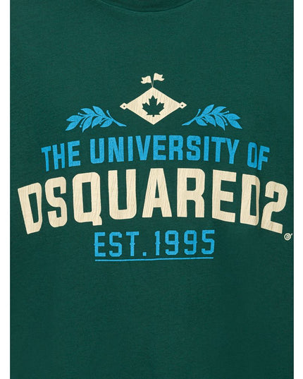 Dsquared² Green Cotton T-Shirt