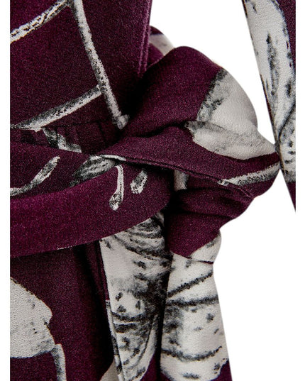 Lardini Elegant Purple Viscose Dress