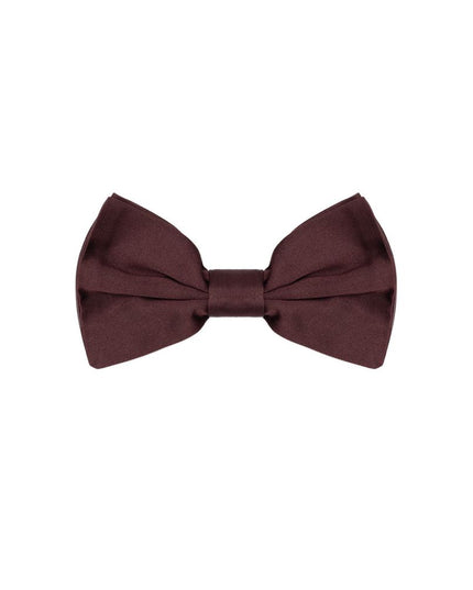 Dolce & Gabbana Burgundy Silk Bowtie