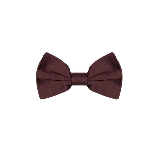 Dolce & Gabbana Burgundy Silk Bowtie