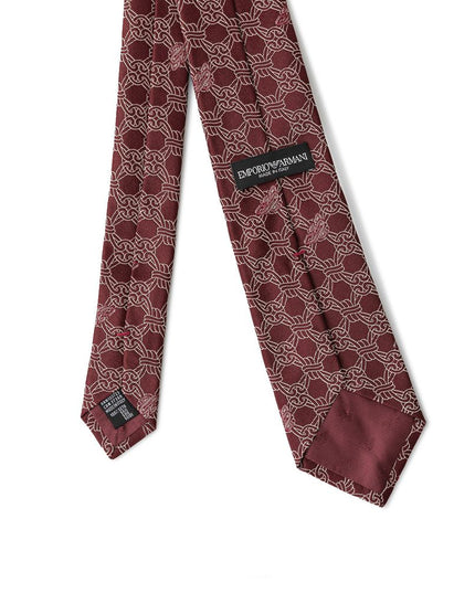 Emporio Armani Red Silk Ty
