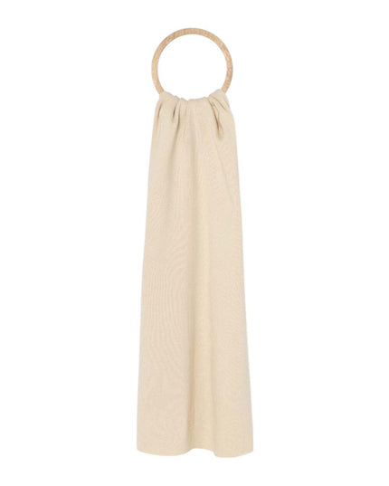 Calvin Klein Cream Recycled Polyester Scarf
