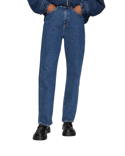 Calvin Klein Jeans Blue Cotton Mom Jeans