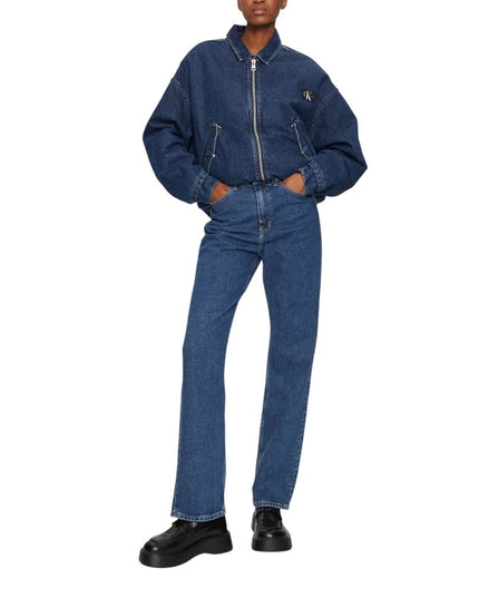 Calvin Klein Jeans Blue Cotton Mom Jeans