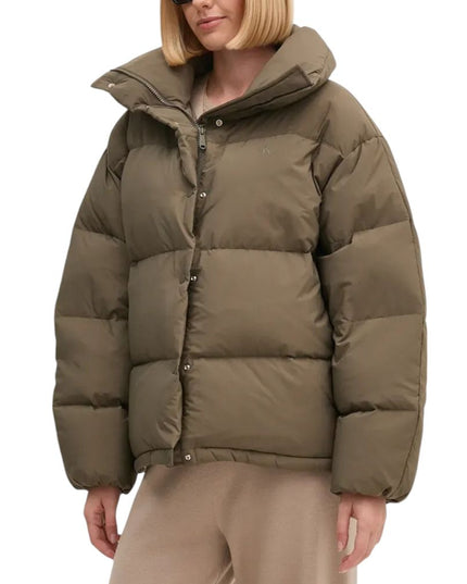 Calvin Klein Jeans Brown Polyester Coat