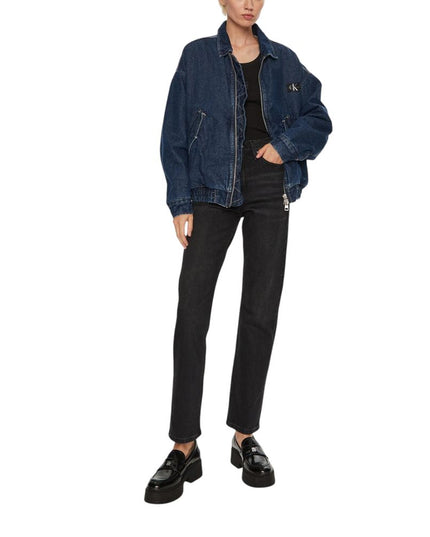 Calvin Klein Jeans Black Cotton Mom Jeans