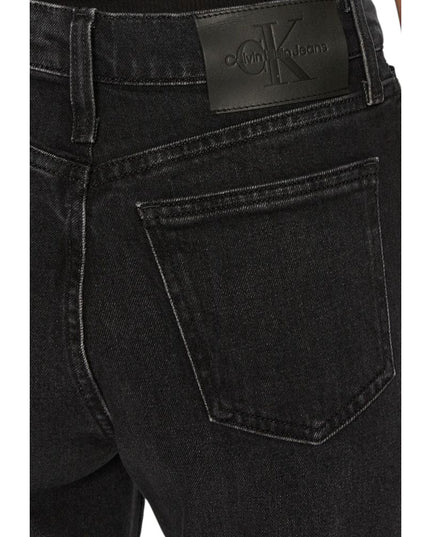 Calvin Klein Jeans Black Cotton Mom Jeans
