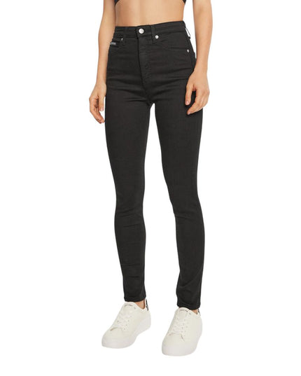 Calvin Klein Jeans Black Cotton Skinny Jeans