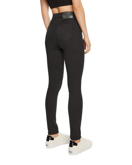 Calvin Klein Jeans Black Cotton Skinny Jeans