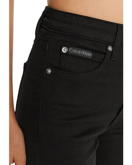 Calvin Klein Jeans Black Cotton Skinny Jeans