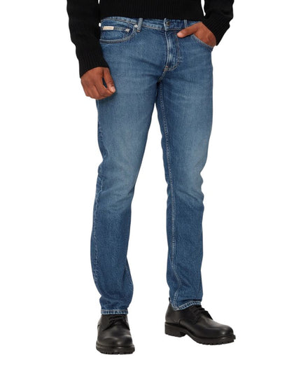 Calvin Klein Jeans Blue Cotton Skinny Jean