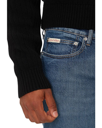Calvin Klein Jeans Blue Cotton Skinny Jean