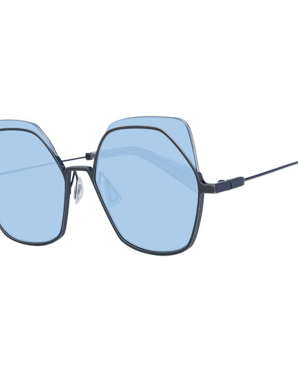 Yohji Yamamoto Gray Metal & Plastic Sunglasses