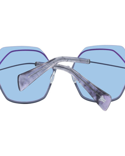 Yohji Yamamoto Gray Metal & Plastic Sunglasses