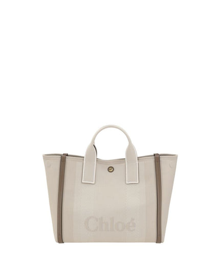 Chloé Beige Cotton Handbag