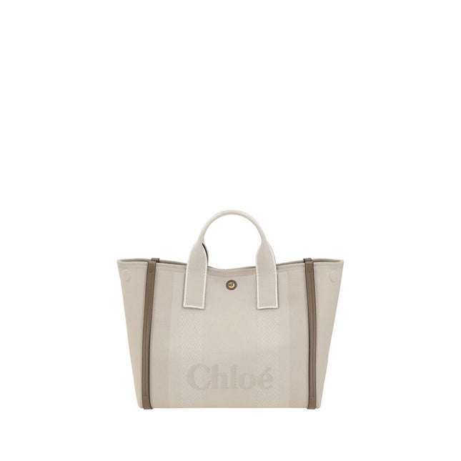 Chloé Beige Cotton Handbag