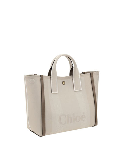 Chloé Beige Cotton Handbag
