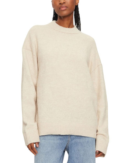 Calvin Klein Jeans Beige Polyester Sweatshirt