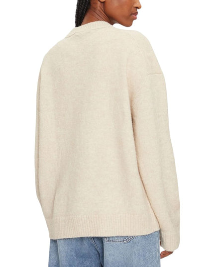 Calvin Klein Jeans Beige Polyester Sweatshirt