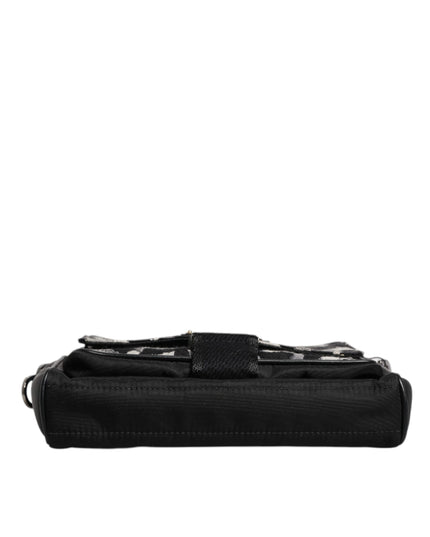 Dolce & Gabbana Multicolor Leopard Jacquard Crossbody Bag