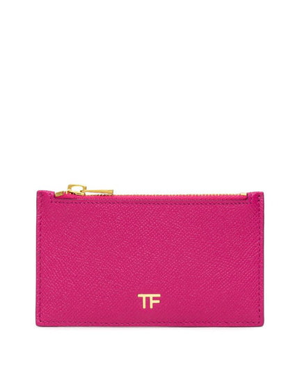 Tom Ford Fuchsia Leather Cardholder
