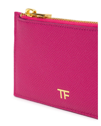 Tom Ford Fuchsia Leather Cardholder