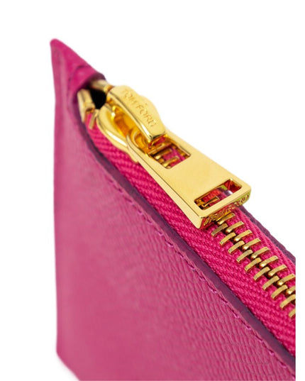 Tom Ford Fuchsia Leather Cardholder
