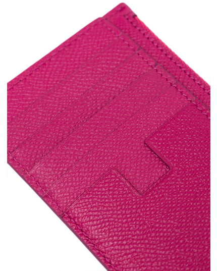 Tom Ford Fuchsia Leather Cardholder