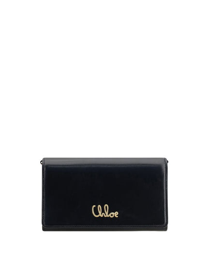Chloé Brown Calf Leather Bos Taurus Clutch Bag