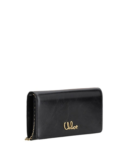 Chloé Brown Calf Leather Bos Taurus Clutch Bag