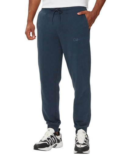 Calvin Klein Jeans Blue Cotton Joggers (Workout Pants)