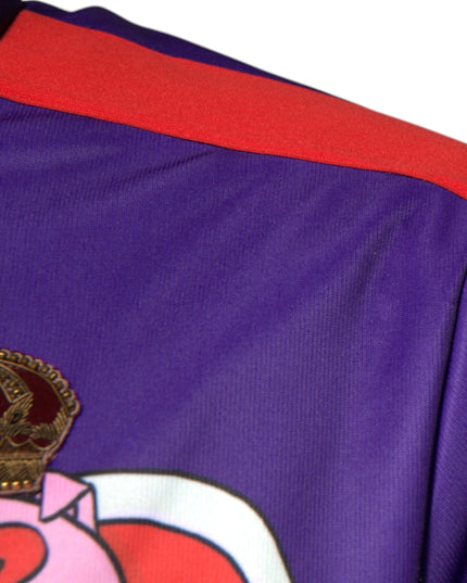 Dolce & Gabbana Purple Year Of The Pig Full Zip Bomber Sweater