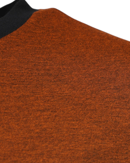 Dolce & Gabbana Brown DG Logo Polyester Crew Neck T-shirt