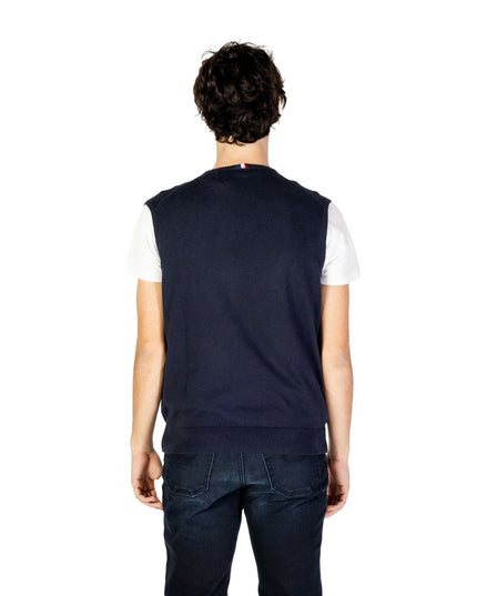 U.S. POLO ASSN. Blue Cotton Waistcoat